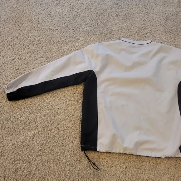 Beige John Deere Financial Polyester Wind Breaker / Light Jacket Pullover - Picture 6 of 8